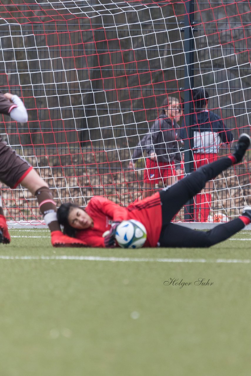 Bild 329 - B-Juniorinnen Walddoerfer - St.Pauli : Ergebnis: 4:1